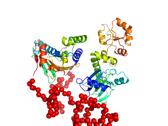 Plasmodium falciparum Heat shock protein 90 N-terminal and Middle domains EOM/RANCH model