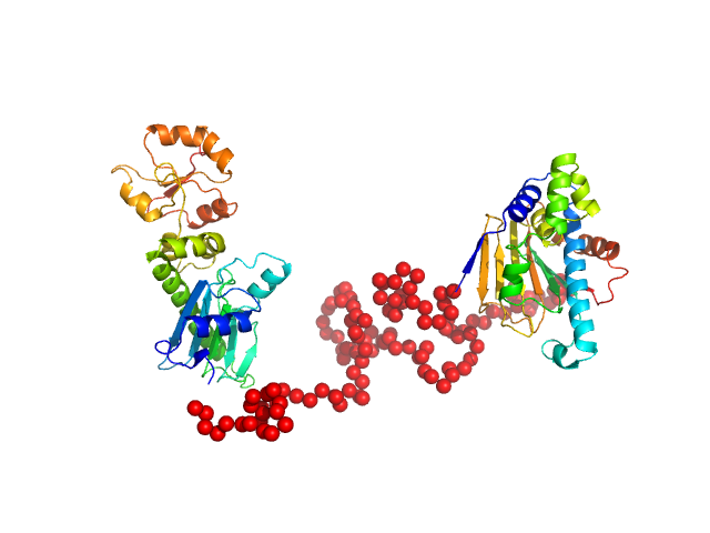 Plasmodium falciparum Heat shock protein 90 N-terminal and Middle domains EOM/RANCH model