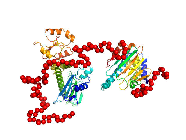 Plasmodium falciparum Heat shock protein 90 N-terminal and Middle domains EOM/RANCH model