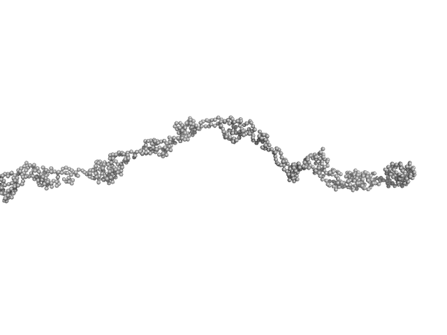 Extracellular matrix binding protein FG-repeats GASBOR model