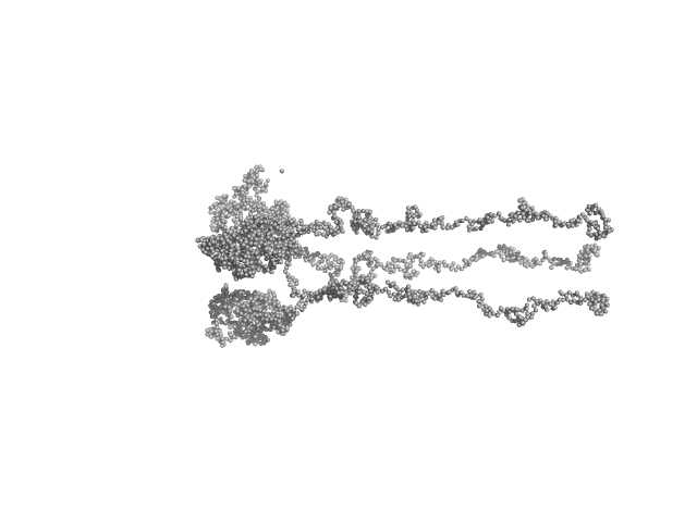 Sensory rhodopsin II from Natronbacterium pharaonis Sensory rhodopsin II transducer from Natronomonas pharaonis GASBOR model