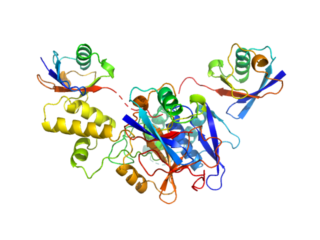Ubiquitin carboxyl-terminal hydrolase C266A mutant Polyubiquitin-C CUSTOM IN-HOUSE model