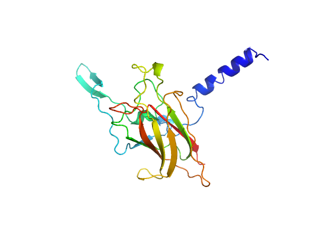SUN domain-containing protein 1, I673E PDB (PROTEIN DATA BANK) model