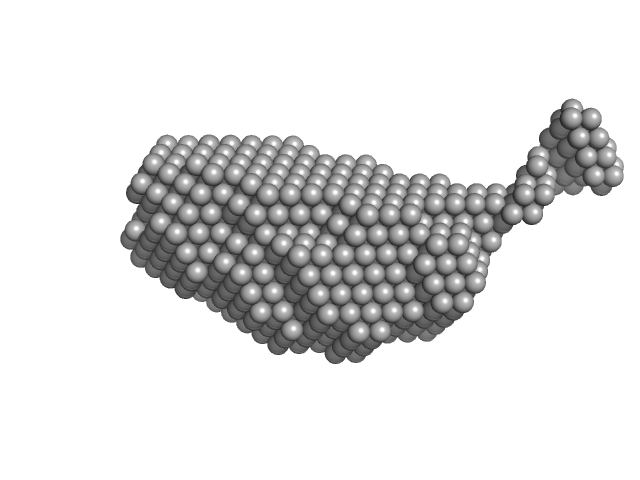SUN domain-containing protein 1, I673E DAMMIF model