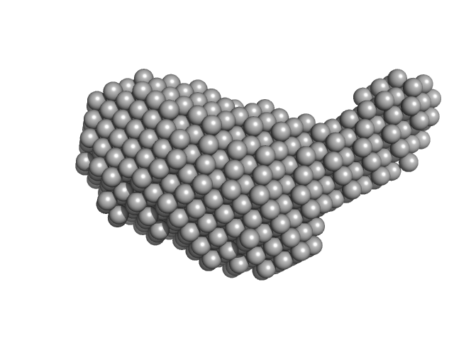 SUN domain-containing protein 1, I673E DAMMIF model