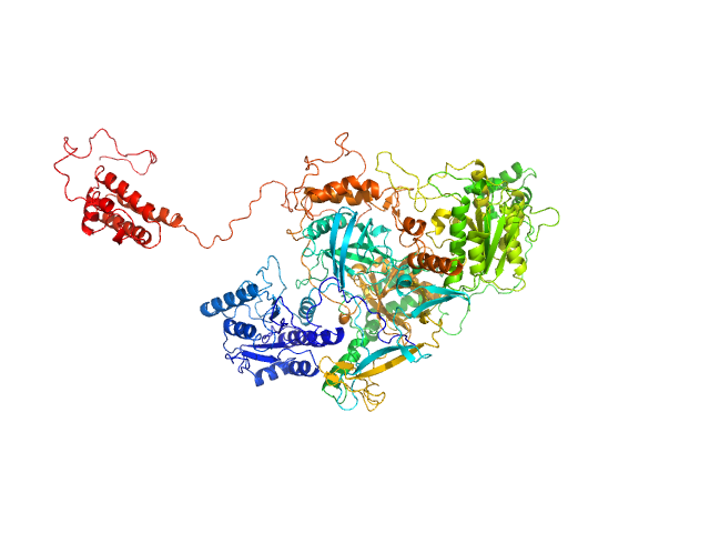 X-ray repair cross-complementing protein 6 X-ray repair cross-complementing protein 5 Y-DNA BILBOMD model