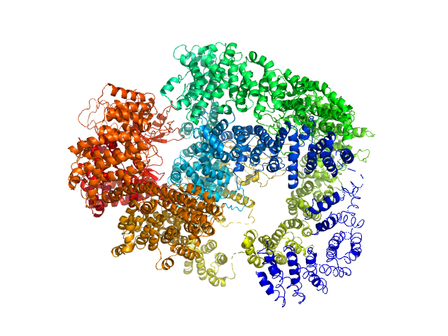DNA-dependent protein kinase catalytic subunit BILBOMD model