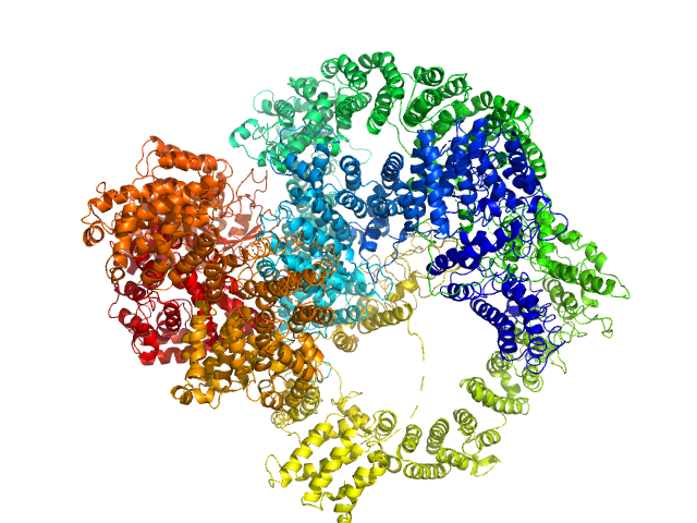 DNA-dependent protein kinase catalytic subunit BILBOMD model