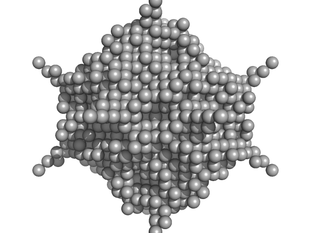 DNA protection during starvation protein DAMMIN model