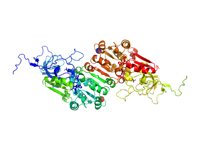 Malus domestica double bond reductase PYMOL model