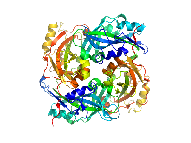 Matrix protein PDB (PROTEIN DATA BANK) model