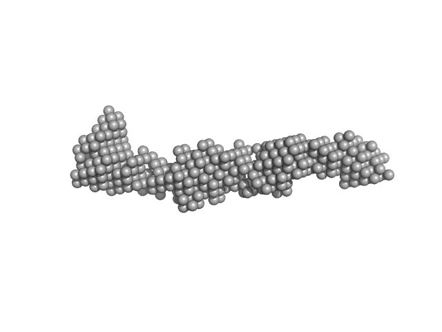 Rationally optimised WA20 mutant N22A/H86K (ROWA) hexamer DAMMIN model