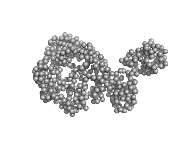 Replicase polyprotein 1ab (non-structural protein 14) GASBOR model