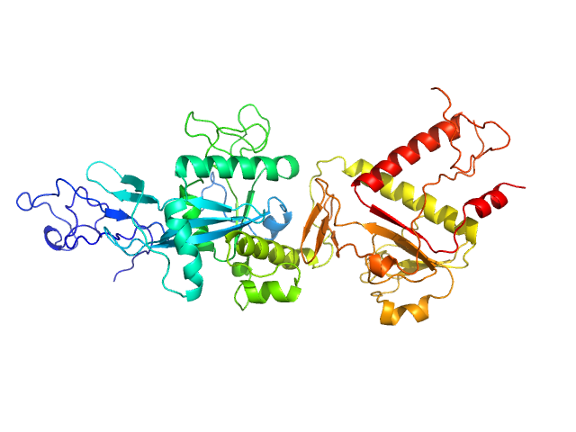 Replicase polyprotein 1ab (non-structural protein 14) PYMOL model