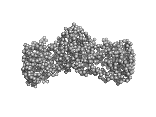 Replicase polyprotein 1ab (non-structural protein 14) Replicase polyprotein 1a (non-structural protein 10) Replicase polyprotein 1ab (non-structural protein 16) GASBOR model