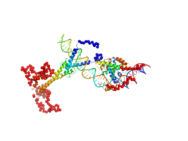 Protein max (Isoform 2, short, 13-21: missing) Nuclear transcription factor Y subunit alpha Nuclear transcription factor Y subunit beta Nuclear transcription factor Y subunit gamma DNA 48bp CORAL model