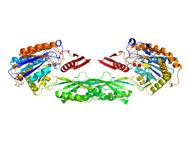 Pro-Carboxypeptidase G2 (circular permutant CP-N89) K177A Design 1 Disulfide Variant ROSETTA model