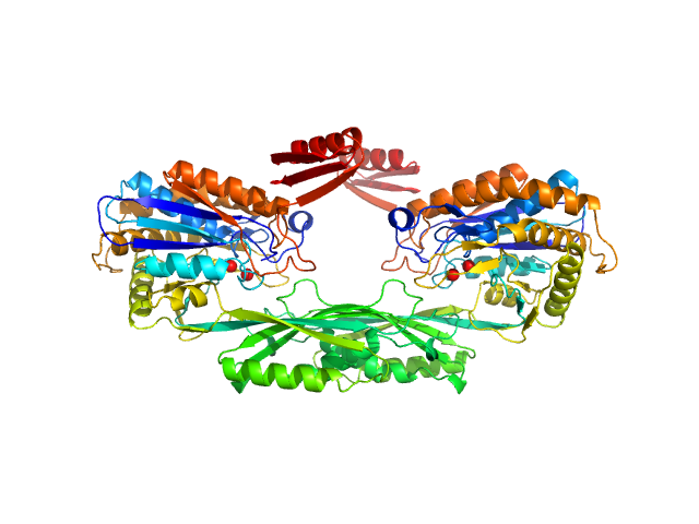 Pro-Carboxypeptidase G2 (circular permutant CP-N89) K177A Design 1 Disulfide Variant ROSETTA model