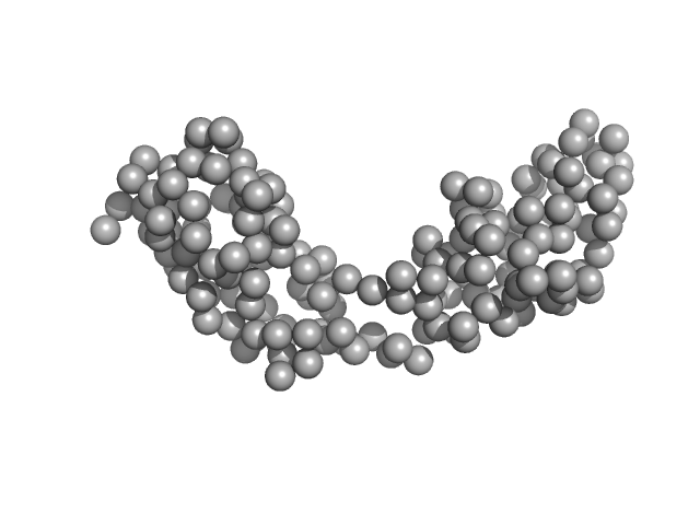 minimal hepatocyte growth factor mimic K1K1 GASBOR model