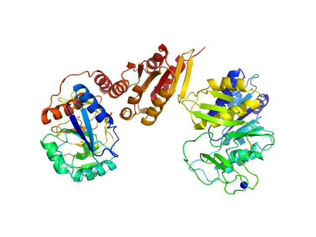 Lipid II isoglutaminyl synthase (glutamine-hydrolyzing) subunit MurT Lipid II isoglutaminyl synthase (glutamine-hydrolyzing) subunit GatD PDB (PROTEIN DATA BANK) model