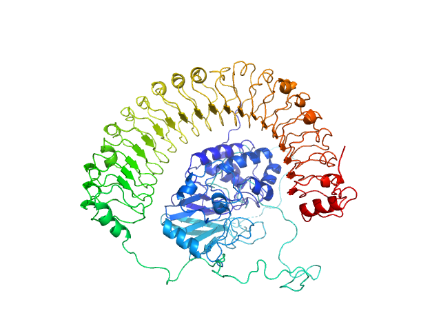 Leucine-rich repeat protein SHOC-2 Serine/threonine-protein phosphatase PP1-gamma catalytic subunit BILBOMD model