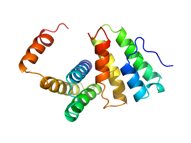 Replicase polyprotein 1a PDB (PROTEIN DATA BANK) model