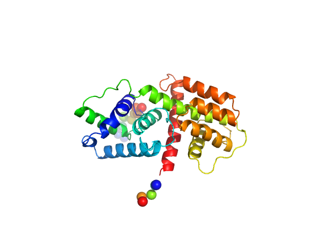 Tegument protein UL21 (C-terminal domain) CORAL model