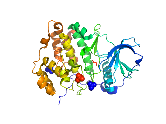Casein kinase II subunit alpha PDB (PROTEIN DATA BANK) model