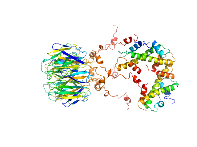 Peptidyl-prolyl cis-trans isomerase FKBP43 Histone H3.1 Histone H4 ALPHAFOLD model