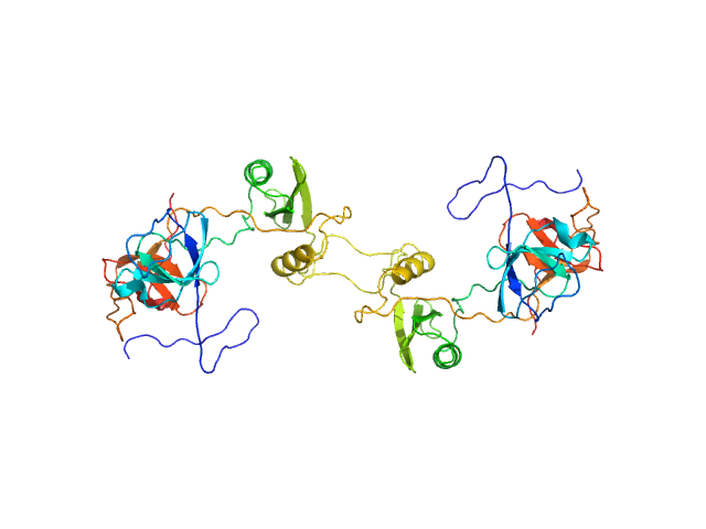 Growth factor receptor-bound protein 2 PYMOL model