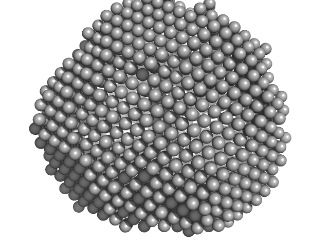 GH5 endo-mannanase from Capybara gut metagenome DAMMIN model