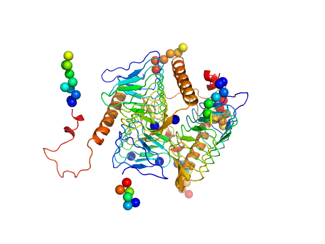 Bacterial transferase hexapeptide repeat protein CORAL model