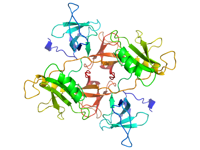 Growth factor receptor-bound protein 2 (V122P, V123P) PYMOL model
