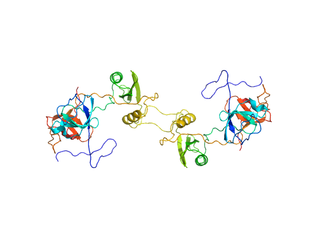 Growth factor receptor-bound protein 2 (V122P, V123P) PYMOL model