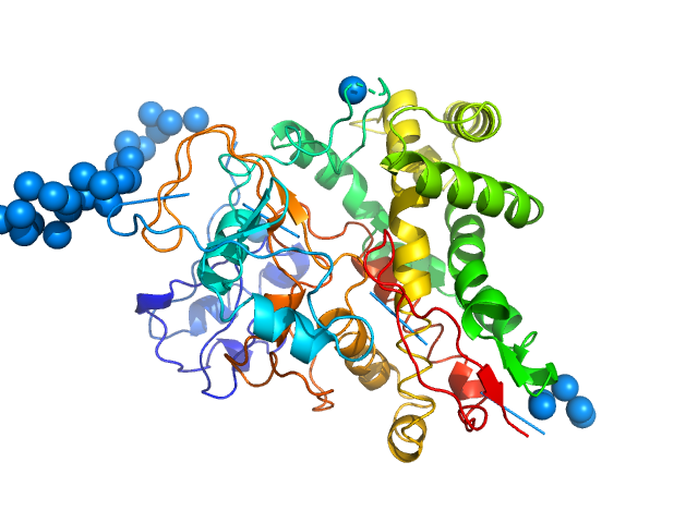 His-tagged fused complex of cytochrome P450 143 and ferredoxin Rv1786 EOM/RANCH model