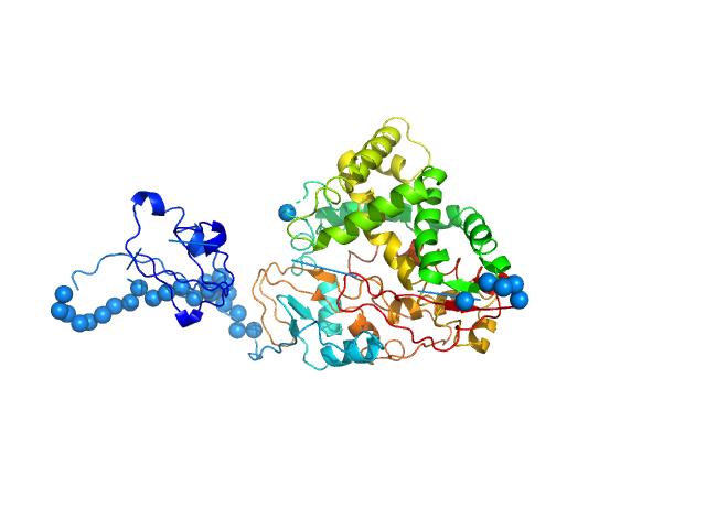 His-tagged fused complex of cytochrome P450 143 and ferredoxin Rv1786 EOM/RANCH model