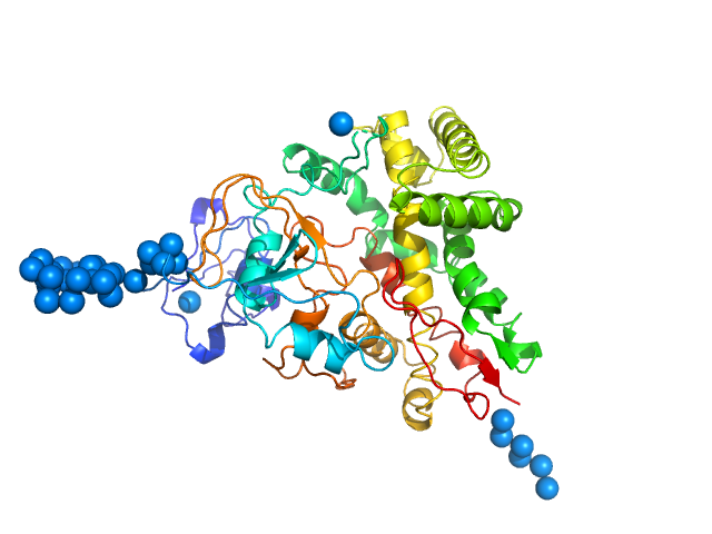 His-tagged fused complex of cytochrome P450 143 and ferredoxin Rv1786 EOM/RANCH model