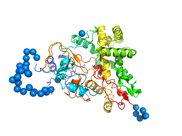 His-tagged fused complex of cytochrome P450 143 and ferredoxin Rv1786 EOM/RANCH model