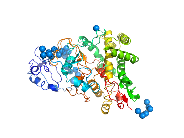 His-tagged fused complex of cytochrome P450 143 and ferredoxin Rv1786 EOM/RANCH model