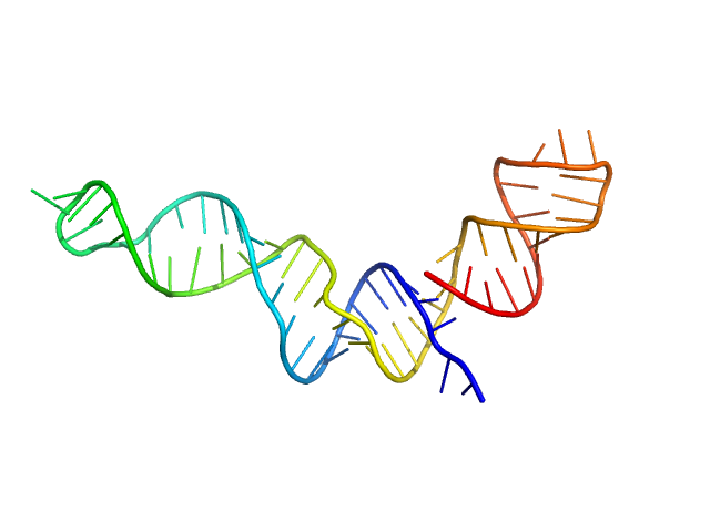 Stem loop 4 with AU extension in the 5'-genomic end of SARS-CoV-2 RNAMASONRY model