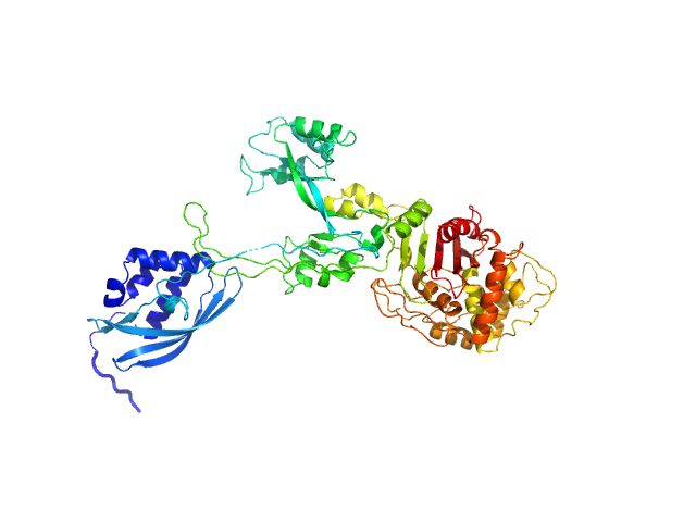 Penicillin-Binding Protein 5 - PBP5∆1-39 ALPHAFOLD model