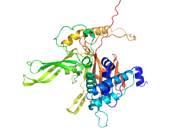 Ubiquitin carboxyl-terminal hydrolase 14 ALPHAFOLD PROTEIN STRUCTURE DATABASE model