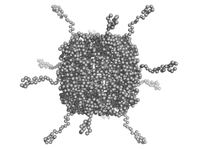 DNA protection during starvation, DPS-D43A (Ferritin superfamily) dodecamer D43A mutation GASBOR model