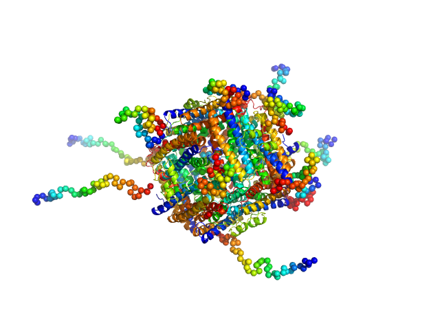 DNA protection during starvation, DPS-D43A (Ferritin superfamily) dodecamer D43A mutation CORAL model