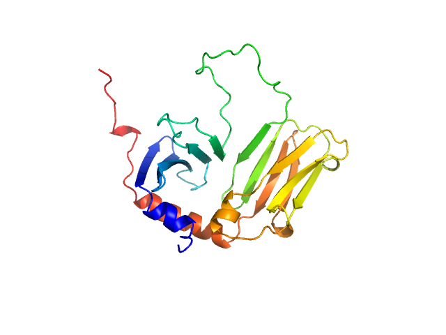 Protein DPCD ALPHAFOLD model