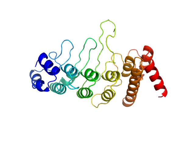 Transient receptor potential cation channel subfamily V member 4 PYMOL model