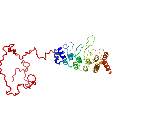 Transient receptor potential cation channel subfamily V member 4 PYMOL model