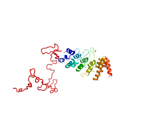 Transient receptor potential cation channel subfamily V member 4 PYMOL model