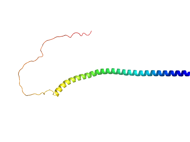 Human alpha-synuclein ALPHAFOLD model