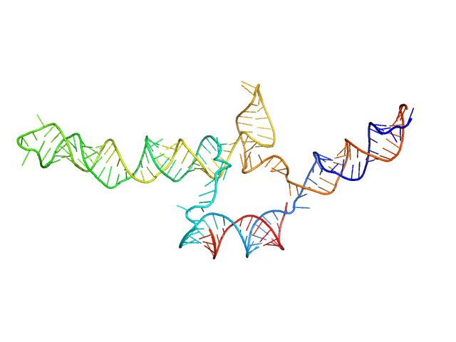 6S RNA (SsrS gene) product RNA from E. coli 6S EOM/RANCH model